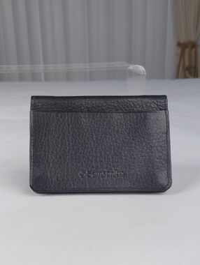 Samsonite Black Pebbled Leather Card Holder